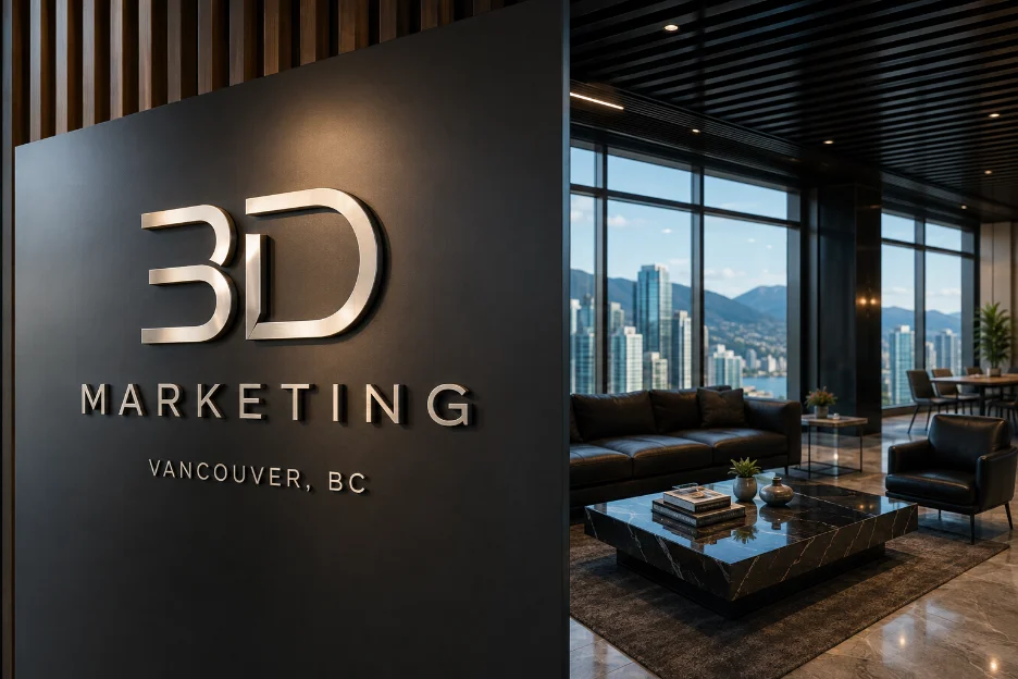 3D Marketing team at work in downtown Vancouver